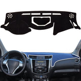 Custom Fit Dashboard Protection Mat for Nissan Navara 2015-2019 Dashboard Mat CATUSIKI Left-Rudder