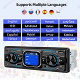 1Din Touch Screen MP3 Car Radio Bluetooth Stereo