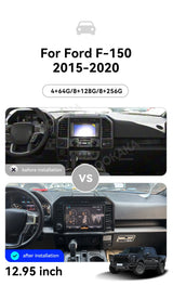 12.95" Android 15 Head Unit with GPS for Ford F-150 2015–2020 Android Head Unit Aotsr