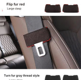 Universal Suede Seat Belt Buckle Cover Accessory