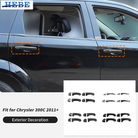 ABS Door Handle Decoration Cover Chrysler 300 2011 Car Interior Accessory HEBE