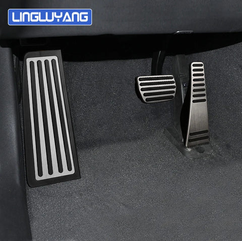Aluminum Pedal Set for Volvo XC60 XC90 Car Interior Accessory LINGLUYANG