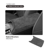 For BMW X3 G45 G48 (2025-) Car Armrest Box Center Console Lid Armrest Cover Accessories Suede Cover Sticker