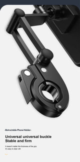 Waterproof Motorcycle GPS Phone Holder 360 Adjustable