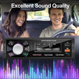 1 Din Bluetooth Car Radio MP3 Player with Remote Control Car Interior Accessory AKAMATE