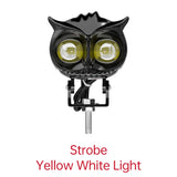 Motorcycle Car LED Headlight Owl Design Auxiliary Spotlight Off-Road Work Light Driving Fog Lamp For ATV Scooter UTV LED Head