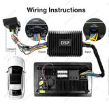 4-Channel DSP Amplifier for Android Head Unit Audio Sys Car Interior Accessory AKAMATE
