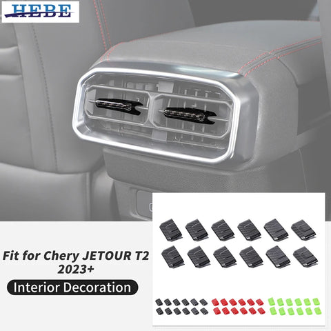 Air Vent Trim ABS Cover for Chery Jetour T2 2023+ Car Interior Accessory HEBE