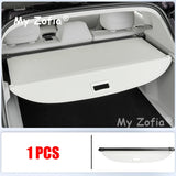 For LEAPMOTOR B10 2025 2026 Car Trunk Canvas Cargo Cover Retractable Luggage Rack Waterproof Privacy Protector Accessories Tr