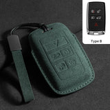 Suede Car Key Case for Land Rover and Jaguar Cars