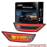 Smoked Sequential LED Bumper Reflector for Ford Escape Car Interior Accessory iJDM