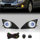 Angel Eyes Fog Lamp DRL for Toyota Corolla Altis 2008-2010