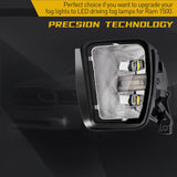 LED Fog Light with DRL for Dodge Ram 1500 2013-2018 Car Interior Accessory MAGIC COLORM