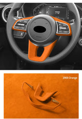 For Kia K3 Forte Cerato (2019-2021) Steering Wheel Cover + Gear Shift Boot Interior Tuning Accessory Set