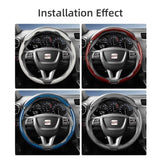 Seat Carbon fiber Wheel Cover for Ibiza & Arona Car Interior Accessory Hocasen