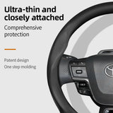 Breathable Leather Steering Wheel Cover for Toyota Car Interior Accessory Hocasen