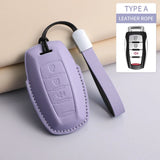 Leather car remote key case for 3 Great Wall models