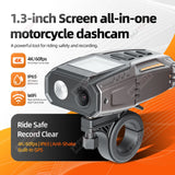 4K Motorcycle Dash Cam GPS WiFi Waterproof Universal DVR Dashcam AKAMATE