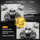 Emark Led Headlight for BMW R1200GS 2013-2018 R 1200GS K50 ADV Adventurer BMW GS 1200 Motorcycle Super 12V LED Headlamp Assem