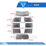 Sunshade Heat Insulation for Jeep Grand Commander 2006-2010 Car Interior Accessory HEBE