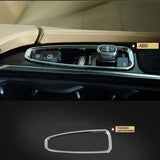 Center Console Chrome Trim Cover for Volvo XC90 2015+ Car Interior Accessory LINGLUYANG