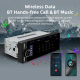 6.36-inch Single Din Multimedia Receiver for Universal Vehicles