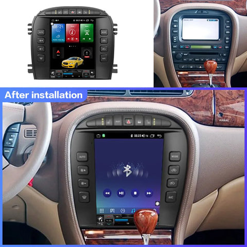 Android 13 Multimedia Navigation System for Jaguar S-Type 2004–2009 Android Head Unit Aotsr 6G-128G DSP Carplay Eight Core