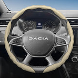 Breathable Wave-Shaped Steering Wheel Cover for Dacia