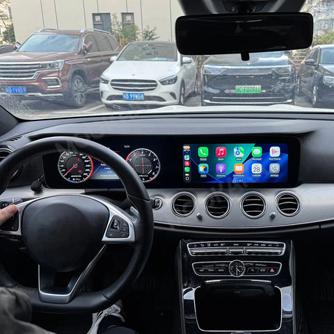 24.6-inch Android 14 Multimedia Player for Mercedes E Class Android Head Unit Aotsr 8G256G and 360Camera Eight Core