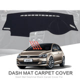 Dashboard Sunshade Protective Carpet for VW Golf 7 MK7 2013-2019 Dashboard Mat CATUSIKI