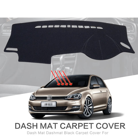 Dashboard Sunshade Protective Carpet for VW Golf 7 MK7 2013-2019 Dashboard Mat CATUSIKI