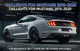 LED Tail Lights Sequential Signal for Ford Mustang Car Interior Accessory Vland
