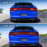 Vland Full LED Tail Lights for Dodge Charger 2011-2014 Car Interior Accessory Vland