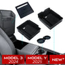 Console Armrest Storage Box Interior Organizer ABS Rubber Pad or Flocking