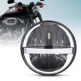 Latest 5.75 Inch Motorcycle LED Headlight for Harley Dyna Softail Sportster 883 XL883 FXCW 5 3/4 inch led motorbike headlamp