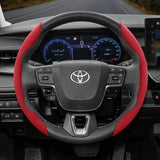 Suede Steering Wheel Cover Anti-Slip for Toyota RAV4