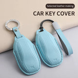 Car Smart Key Case Cover For IM Zhiji L7 LS7 L6 LS6 PU Leather Car Key Cover Protector Keychain Car Key Case Cover OEM