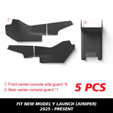 Center Console Side Anti-Kick For Tesla New Model Y Juniper 2025 Launch TPE Cover Mats Rear Console and Underseat Protectors