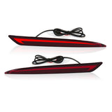 LED Rear Bumper Reflector Lights for Ford Fusion 2013 LED Ambient Light MAGIC COLORM A