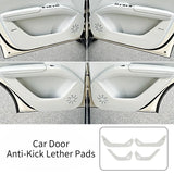 For Geely Xingyuan eMAS 5 EX2 24-26 Car Door Anti-Kick Lether Pads Front Rear Door Scratch-resistant Sticker Car Accessories
