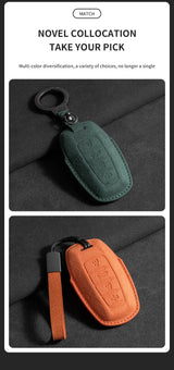 Car Key Case For Great Wall Haval Jolion 2022 H6 H7 H4 H9 F5 F7 F7X F7H H2S GMW Dargo Suede Car Keychain