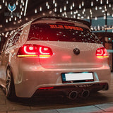 Vland LED Tail Lights Sequential Signal Golf 08-14 Car Interior Accessory Vland