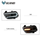 Dual Beam Projector Headlights Signal Dodge Charger Car Interior Accessory VLAND