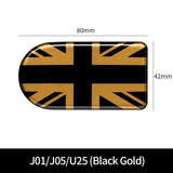 3D Glove Box Handle Sticker for Mini Cooper Aceman