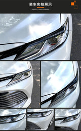 For Toyota Camry XV70 XV80 2018 and Later Car Headlight Eyebrow Surround Decoration Sticker Exterior Accessories Car Exterior