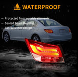 LED Tail Lights Amber Signal for Honda Accord 08-12 LED Ambient Light Vland