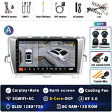 Android 15 Multimedia Navigation System for Toyota Prius 2009–2015