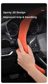 Suede Steering Wheel Cover for Geely Coolray