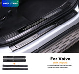 Door Sill Protector Film for Volvo Series Models Car Interior Accessory LINGLUYANG