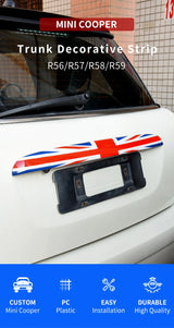 Rear Trunk Decorative Strip Cover for Mini Cooper R56 Car Interior Accessory OEM